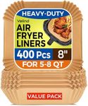 400 Pcs Air Fryer Paper Liners, 8"