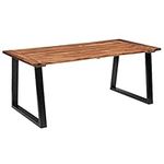 vidaXL Solid Acacia Wood Dining Tab