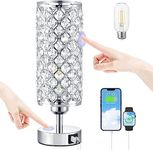 Crystal Touch Lamp with Touch Contr