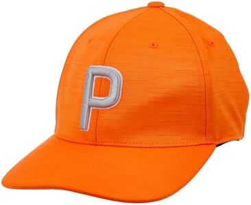 Puma Golf 2020 Men's P Hat (Men's, Vibrant Orange,One Size)