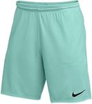 Nike Mens Dry Park III Short NB (Hyper Turq, Small) Blue