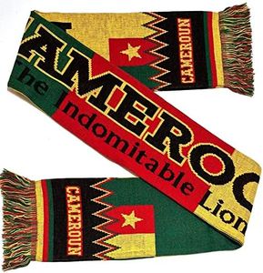 Euroscarves Cameroon Soccer Knit Scarf