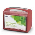 Tork Xpressnap® Tabletop Napkin Dispenser Red N4, Signature Range, 6.7" x 7.9" x 5.6", 6236100