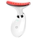 NTZ 7 Color Neck Massager for Skin Care Routine at Home, Facial Massager with Non-slip Design, Lift Device Microcurrent Facial Device, Anti Wrinkles Massager.