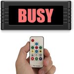 BusyBox R - Stop Interruptions | ON AIR Sign | BUSY sign for Work From Home Professionals, Counselors, Students and Studios. | Built to Like a Tank, Battery Powered, Easy To Mount-No Holes in the