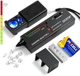 Jewelry Diamond Tester Pen Professional Tool with Magnifier & Battery