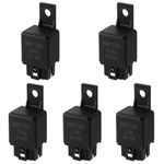 WMYCONGCONG 5 PCS Car Relay 12V 40A 4 Pin SPDT Relay Heavy Duty Switches & Starters for Car Truck Automotive