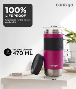 Contigo Byron 2.0 Thermo Mug 470ml – Insulated Travel Coffee Cup
