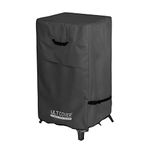 ULTCOVER Waterproof Vertical Electric Smoker Cover 40 inch for Most Square Gas Propane BBQ Smokers Size Upto 28W x 23D x 43H inch, Black