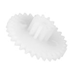 sourcingmap 20pcs Plastic Gears 24 Teeth Model 24102B Reduction Gear Plastic Worm Gears for RC Car Robot Motor