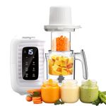 MOMYEASY Baby Food Maker, One Step Baby Food Processor Steamer with Steam Basket, Blender and Steamer Machine for Healthy Homemade Food, BPA-Free