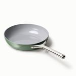 Caraway Nonstick Ceramic Frying Pan (2.7 qt, 10.5") - Non Toxic, PTFE & PFOA Free - Oven Safe & Compatible with All Stovetops (Gas, Electric & Induction) - Sage