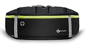 Zombaflo® Running Belt for Women & Men-Large Capacity | Water Proof Running Phone Holder with Adjustable Elastic Strap | Reflective Stripes Running Bag for Outdoor Activities