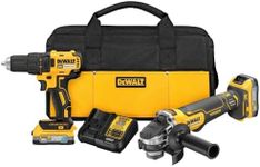 DEWALT 20V MAX Drill And Grinder Ki