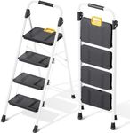 KINGRACK 4 Step Folding Ladder, 800