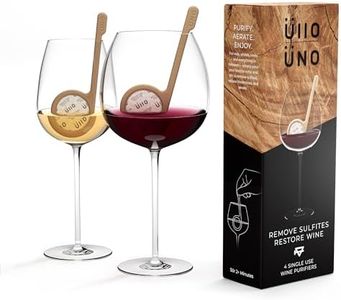 Ullo Uno Wine Purifying Wands. Removes Sulfites and Histamines to Enjoy Vineyard-Level Ullo Pure Wine On the Go (4 Wands)