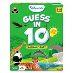 Skillmatics Card Game - Guess in 10 Animal Planet, Stocking Stuffers, Perfect for Boys, Girls, Kids, and Families Who Love Toys, Board Games, for Ages 6, 7, 8, 9