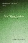 Title VII Prima Facie Cases: Volume