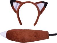 Child Brown Fox Disguise Kit - Charming Design, Perfect for Parties, Halloween, World Book Day, Cosplay, & Dress-up