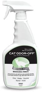 Thornell Cat Odor-off: Cat Spray Odor Eliminator - Fresh Scent Pet Odor Eliminator for Home - Pet Urine Odor Eliminator Spray, 22oz