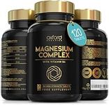 Advanced Vegan Magnesium Tablets | Magnesium Supplements for Restless Leg Syndrome Relief, Leg Cramps & Calm Sleep | Magnesium Citrate, Oxide & Vitamin B6 | UK Made Magnesium Supplement (120 Tablets)