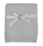 American Baby Company Fleece Blanket, 30 x 30-Inch, Grey