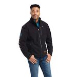 ARIAT Men's Logo 2.0 Softshell Jacket, Black, LG