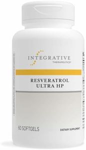 Integrative Therapeutics Resveratrol Ultra HP - Heart Health Support Supplement for Daily Antioxidant Support*- Once-Daily, Non-Soy Softgel - Gluten-Free & Dairy-Free - 60 Softgels (60 Servings)