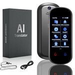 Language Translator Device, Instant Translator No WiFi, ChatGpt AI Portable Translator, 139 Languages Two Way Real-Time Voice Translation, WiFi&Offline&Photo Translation for Travel Business Learning