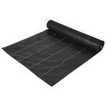 Dewitt Company SBLT4300 Sunbelt Ground Cover Weed Barrier, 4-Feet Length, Black, Pack of 1