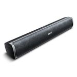 Mivi Fort Q26 Soundbar with 26W Surround Sound, 2.0 Channel with 2 in-Built Full-Range Speakers, Multiple Input Modes, 6H Playtime, 2500mAh, Made in India soundbar for TV