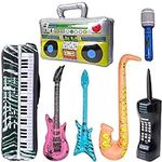 Inflatable Rock Star Toy Set, 7 Pac