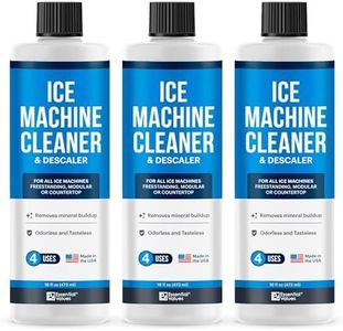 3-Pack Ice Machine Cleaner and Descaler 16 fl oz Nickel Safe Descaler | Ice Maker Cleaner Compatible with All Major Brands (Scotsman, KitchenAid, Affresh, Opal, Manitowoc) - Made in USA