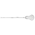 STX Lacrosse Fortress 700 Complete Stick with Crux Mesh Pro Pocket, White