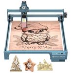 SCULPFUN S9 Pro Engraving Machine, 10W Effect Desktop Cutter, 0.06mm Compressed Spot Diode Module for 10mm Wood Acrylic, High Precision Engraver Eye Shield Metal Frame, Working Area 400x410mm