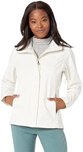 THE NORTH FACE Women’s Venture 2 Waterproof Hooded Rain Jacket (Standard and Plus Size), Gardenia White 1, Medium