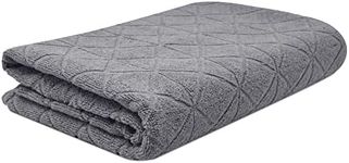 Towelogy® Quick Dry Bath Sheet Fade Resistant 100% Egyptian Combed Cotton Oversized Towels 90x140cm | Ecofriendly OEKO-TEX Certified (Ash Grey, 1)