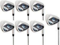 LAZRUS GOLF Premium Golf Irons Set for Men (4,5,6,7,8,9) Steel Shaft Regular Flex Golf Clubs - Great Golf Gift for Beginner (RH, 4-PW Set, 7 pcs)