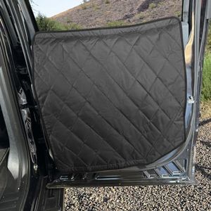 4Knines Heavy-Duty Car Door Protector for Dogs, Waterproof XL Black