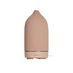 Vitruvi Stone Diffuser, Ceramic Ultrasonic Essential Oil Diffuser for Aromatherapy | Ceramic Diffuser, Diffusers for Home, Oil Diffuser, Room Decor | Suede, 90ml Capacity