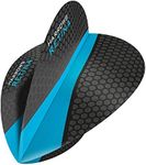 Harrows Retina | Premium Extra Strong 100 Micron Dart Flights in Pear Shape, 5 Sets of 3 Flights, 15 Flights In Total, Aqua