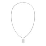 Tommy Hilfiger Jewelry Men's Stainless Steel Pendant Necklace - 2790316