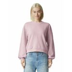 American Apparel Women's Reflex Fleece Crewneck Sweatshirt, GRF494AA, Blush, Large