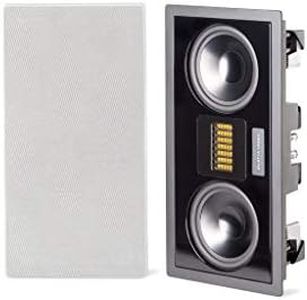 MartinLogan Axis In Wall Speakers With Paintable Grilles - Each (White)