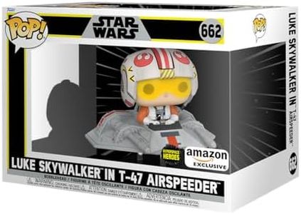 Funko Pop! Rides: Star Wars - Luke in T-47 Airspeeder- Esclusiva Amazon - Figura in Vinile da Collezione - Idea Regalo - Merchandising Ufficiale - Giocattoli per Bambini e Adulti - Movies Fans