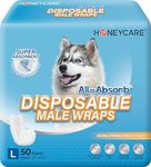 All-Absorb A24 Male Dog Wrap, 50 Count, Large