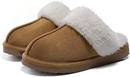 Litfun Women's Fuzzy Memory Foam Sl