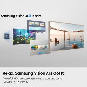 Samsung 43" The Frame QLED TV – 2025 Smart Art Display