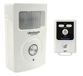 Wireless Shed Alarm, Wireless Remote Control, 130 Decibel Siren, Batteries Supplied, UK Support