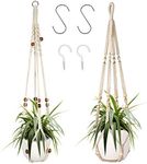 Augshy Macrame Plant Hanger, 2 Pack